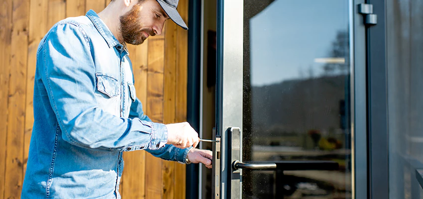 Frameless Glass Storefront Door Locks Replacement in Alamo, CA
